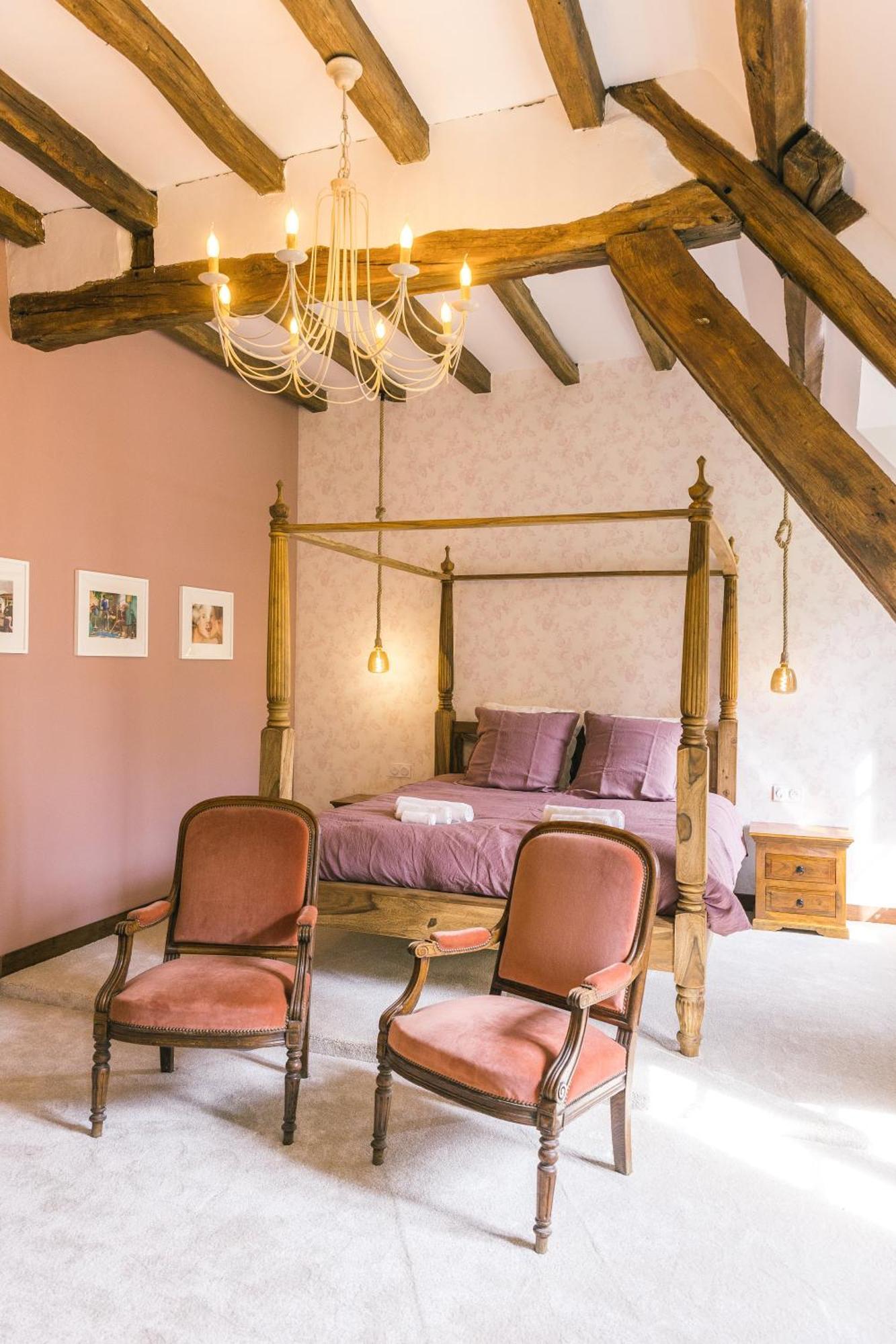 Maison D'Hotes Le Prieure Du Preux Sepeaux-Saint-Romain Exteriör bild